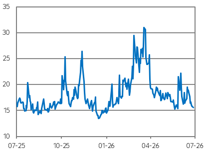 "Index strachu" VIX